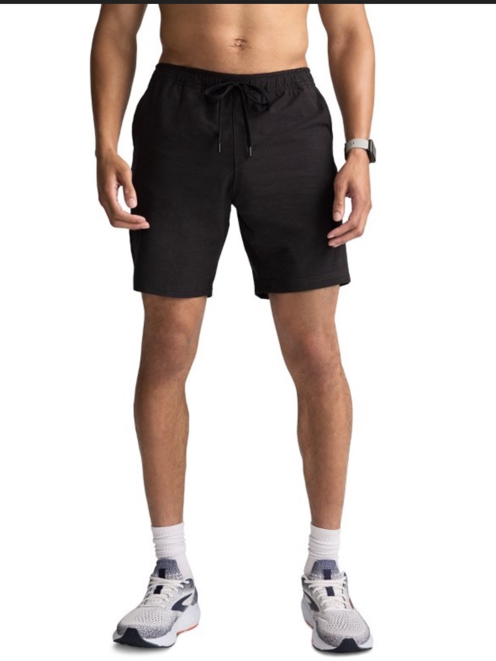 Jockey Men's Black Drawstring Athletic Shorts
